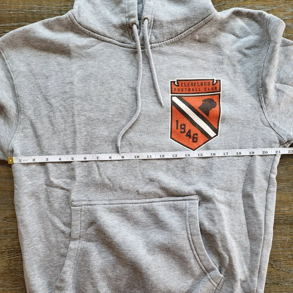 Cleveland Clothing Co Mens Gray Cleveland Football Club 1946 Hoodie Size M